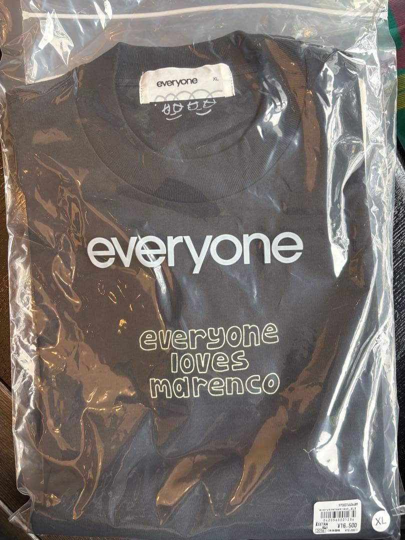 【XL黒】everyone 伊勢丹限定 marenco tee j.30000
