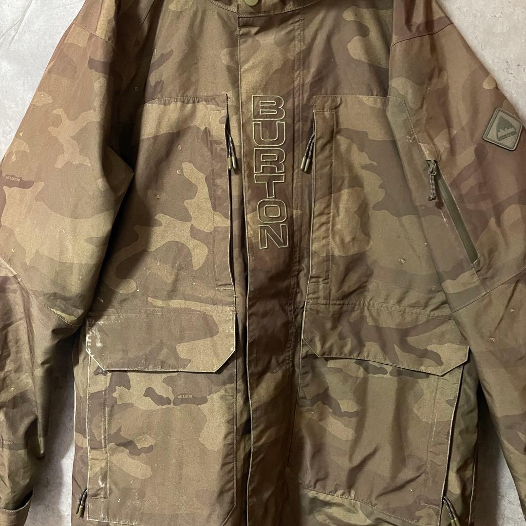 BurtonバートンスキーウェアスノーボードジャケットパーカーGORETEX迷彩