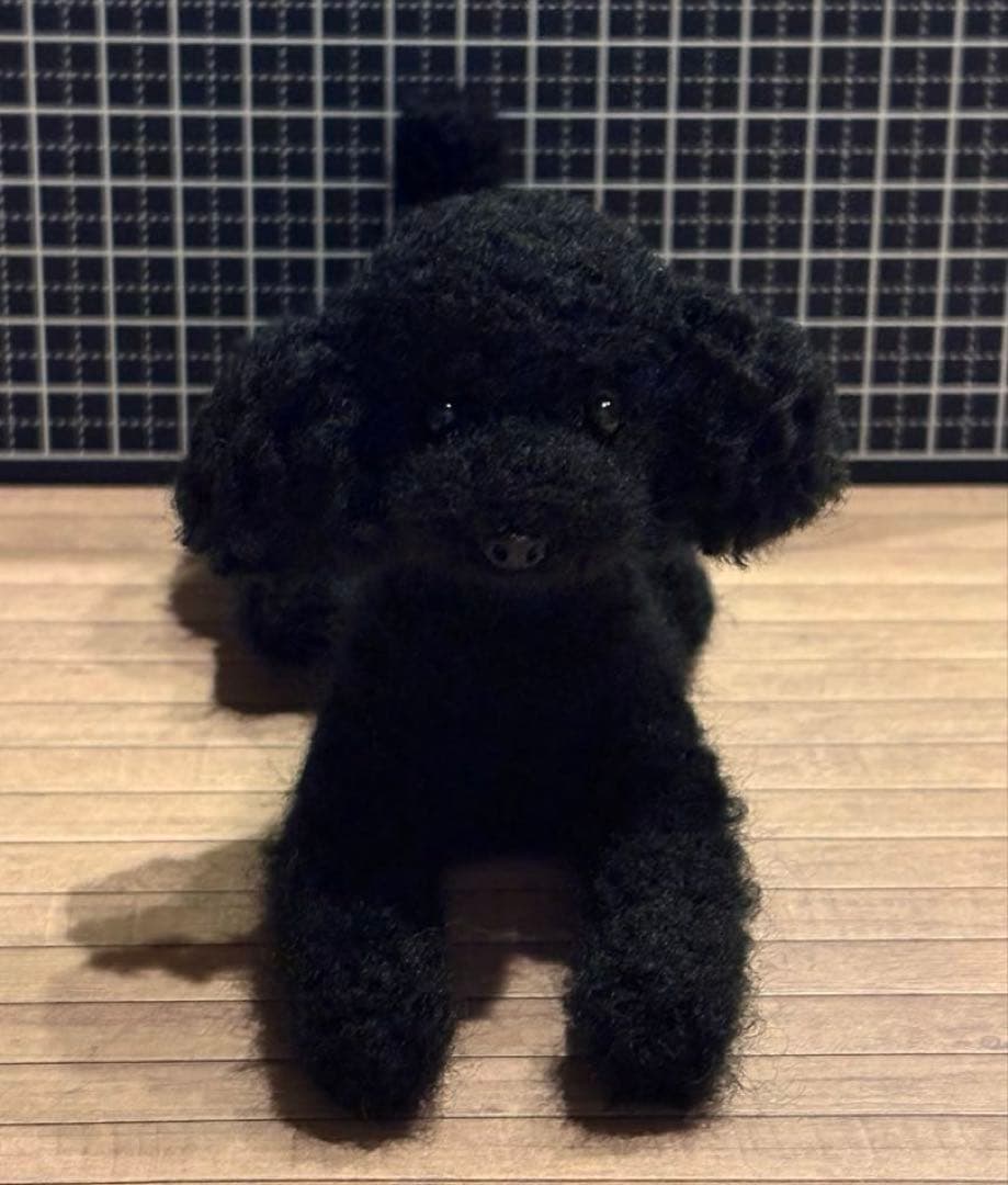 羊毛フェルト 毛糸 トイプードル（ブラック&クリーム）専用です❣️