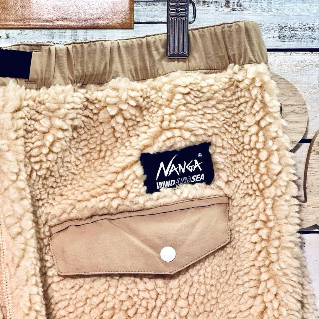パンツ WIND AND SEA x NANGA Boa Fleece Pant
