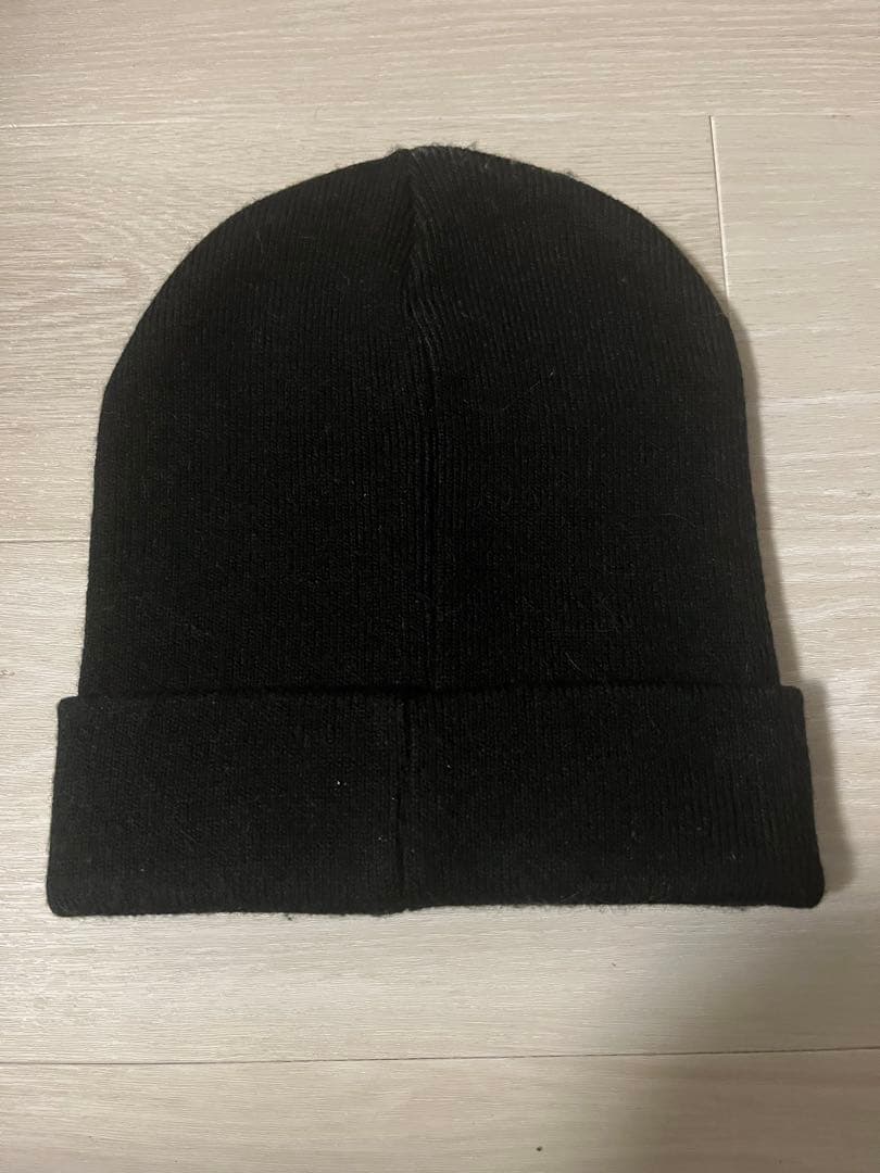 【極美品/レアルブリストル】EMBROIDERY LOGO BEANIE BLK