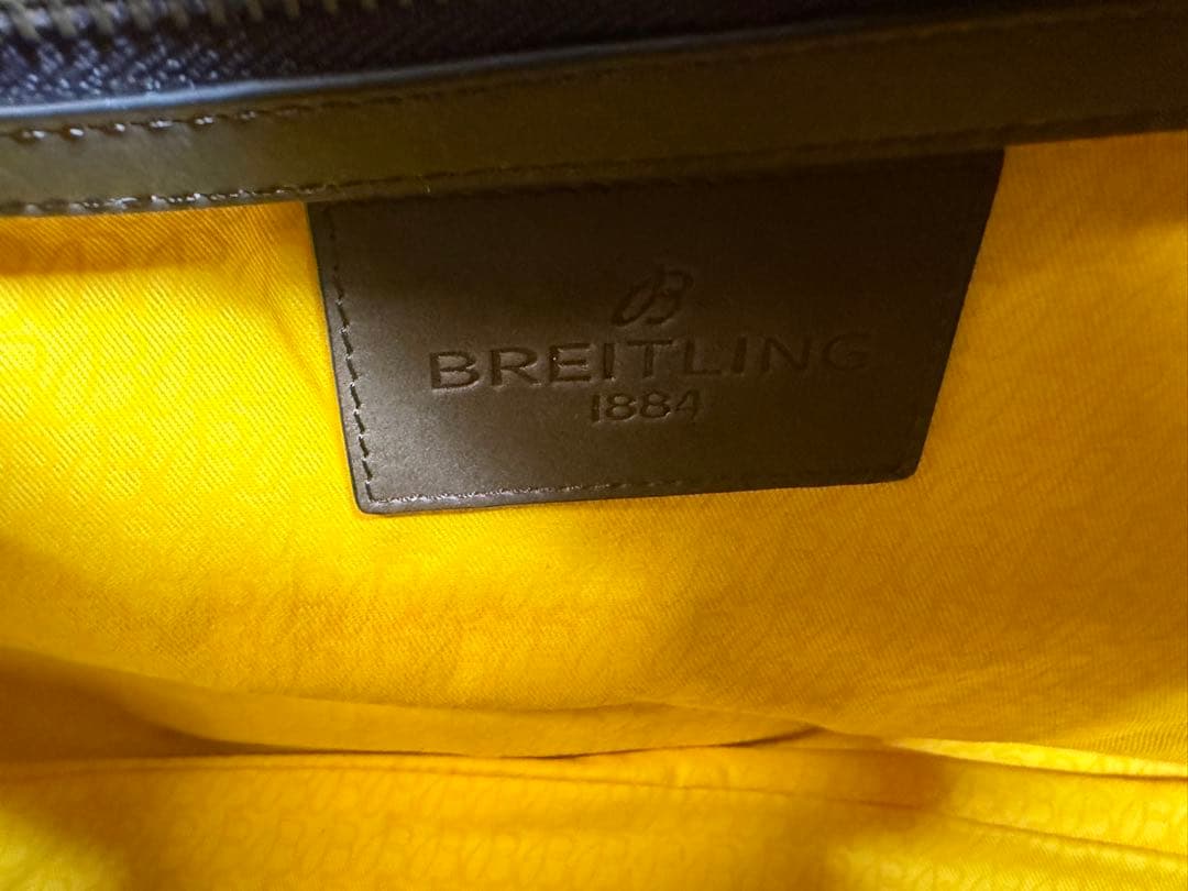 BREITLING ブラウン ボストンバッグ
