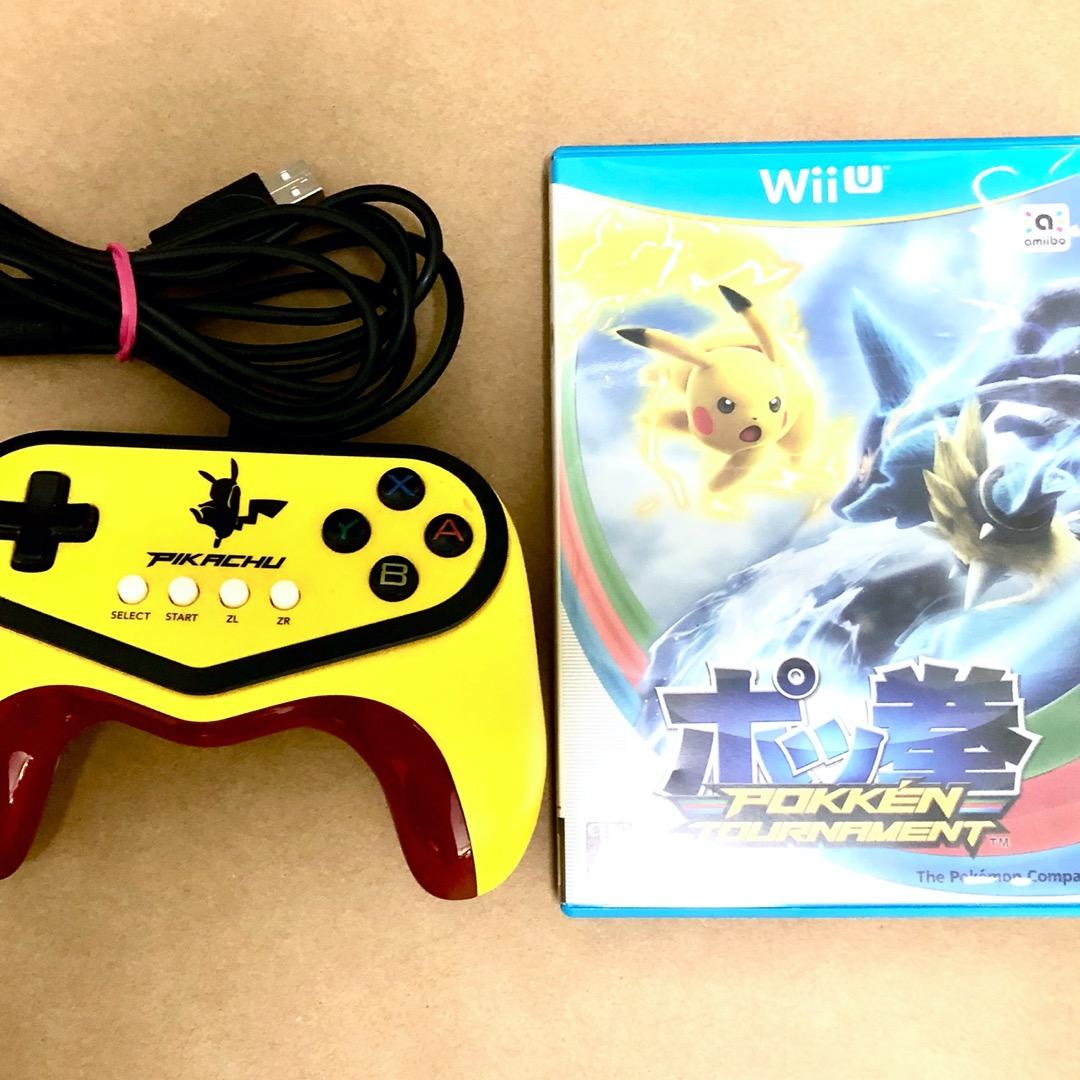 値下げ！WiiU  ウィユー  、ソフト、ポッ拳専用コントローラー