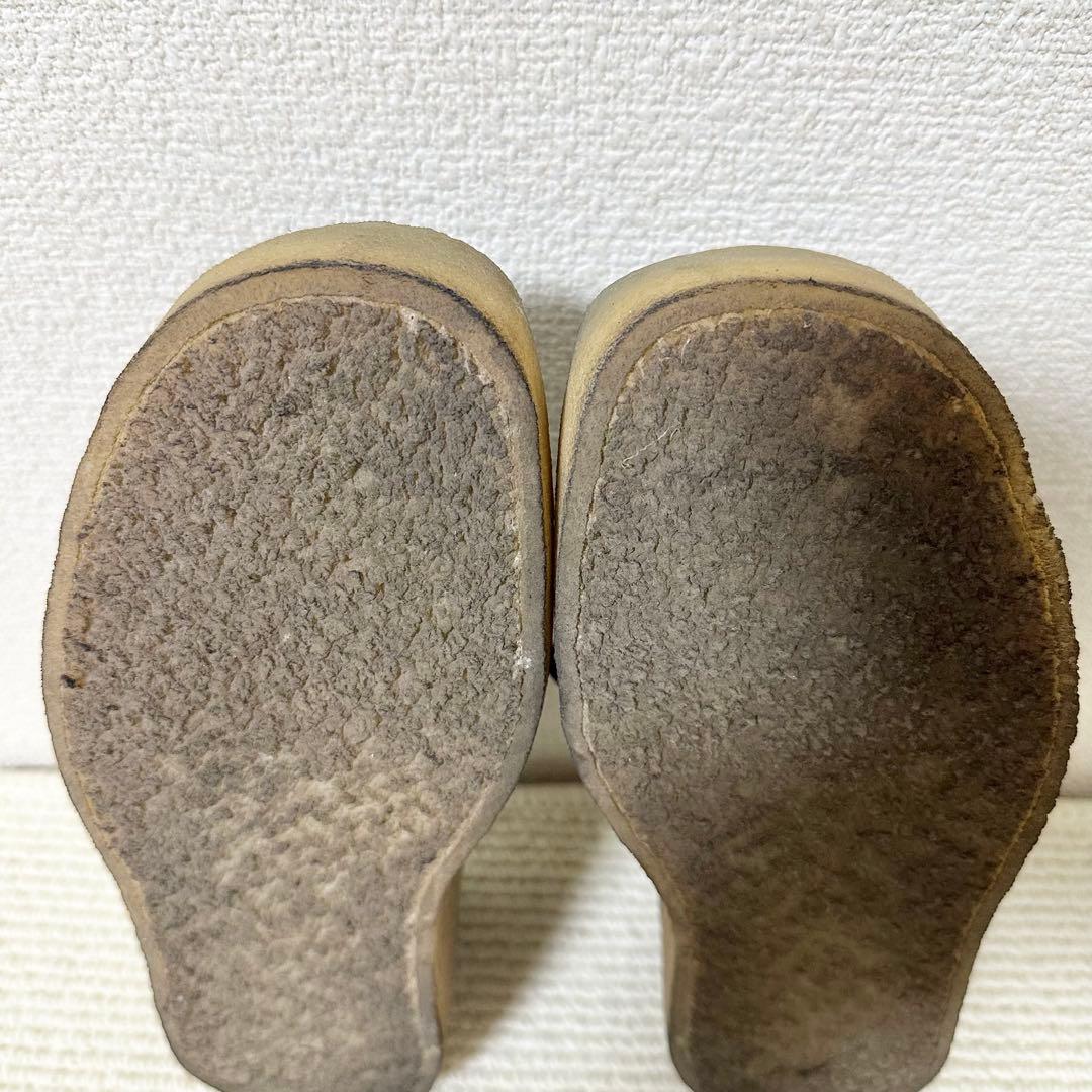 クラークス ワラビーカップ モカシンシューズ ブラック レザー 本革 ヌバック