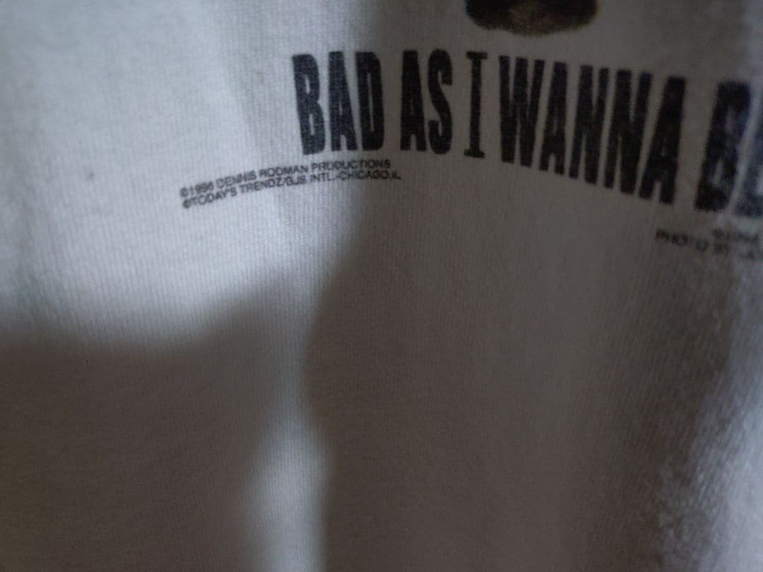 希少XXL デニス　ロッドマン　Today's Trendz Tシャツ USA製