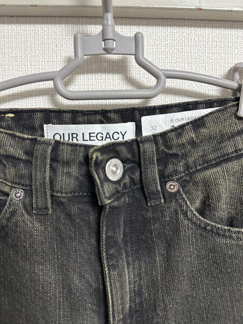 our legacy FULL CUT Black Sand Chain デニム