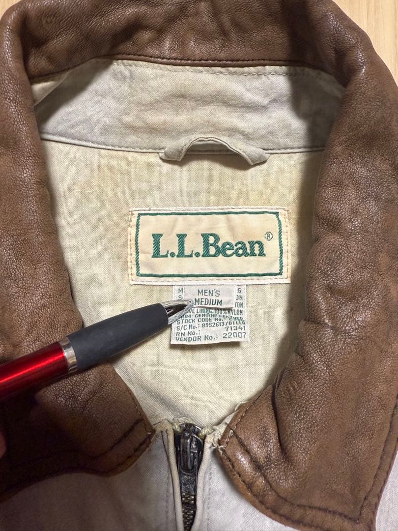しろ 80s L.L.Bean ジャケット A-2タイプ フライト