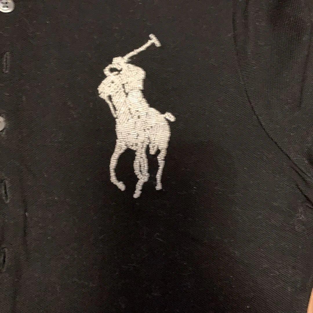 Ralph Lauren ブラック ポロシャツ M ビッグポニー