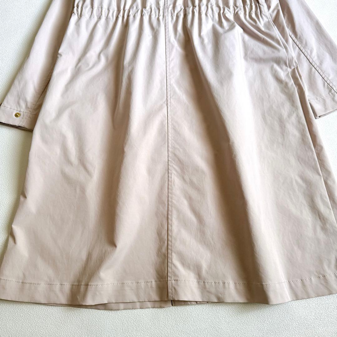 ANAYI ブライトツイルライナー付きモッズコート 36サイズ ピンクベージュ
