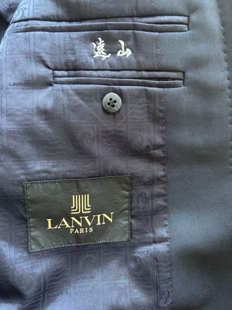 【極美品】LANVIN ダブルスーツ　セットアップ