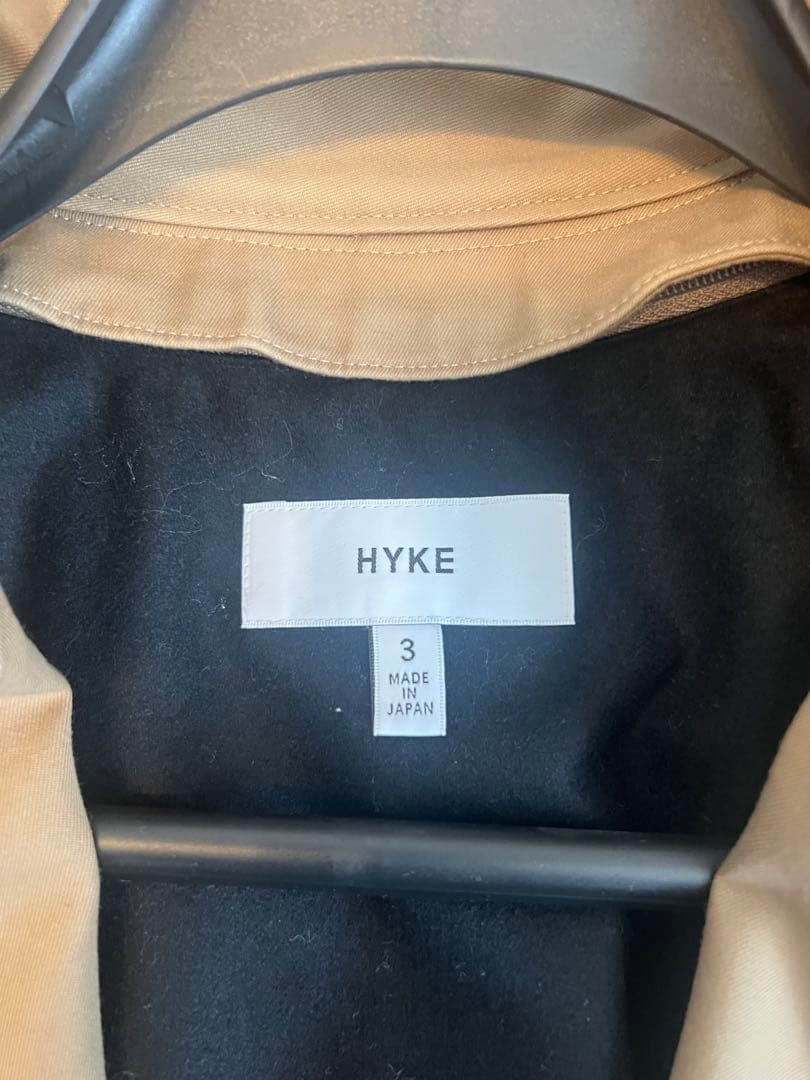 お値下げ　HYKE ベージュ トレンチコート サイズ3