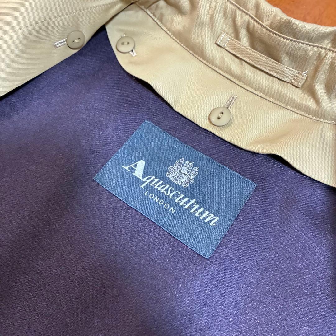 Aquascutum トレンチコート 美品 7号