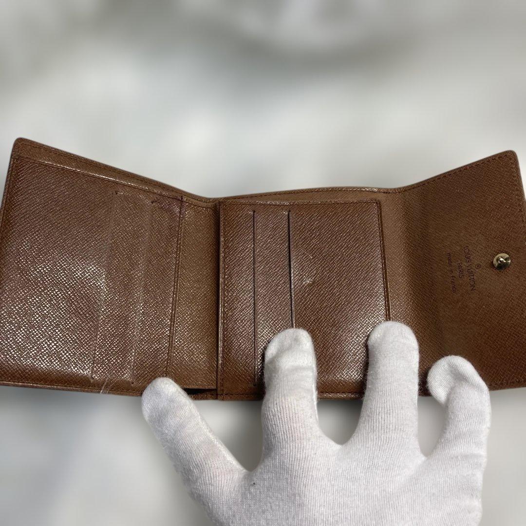 Louis Vuitton ルイヴィトン 二つ折り財布 モノグラム ブラウン