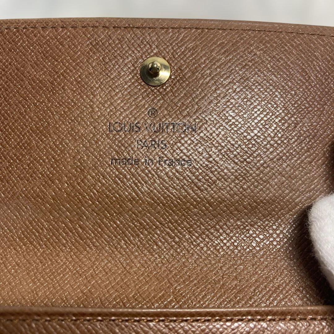 Louis Vuitton ルイヴィトン 二つ折り財布 モノグラム ブラウン
