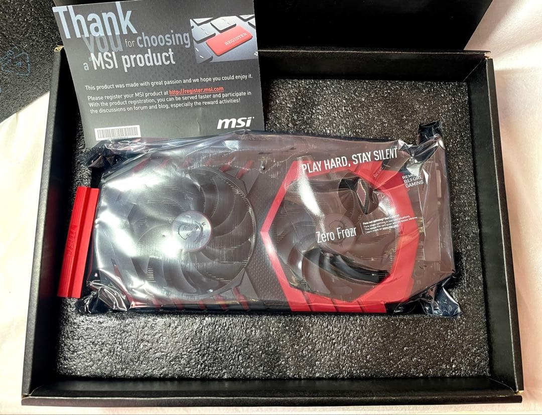 MSI GEFORCE GTX 1060 GAMING X 6GB 動作未確認
