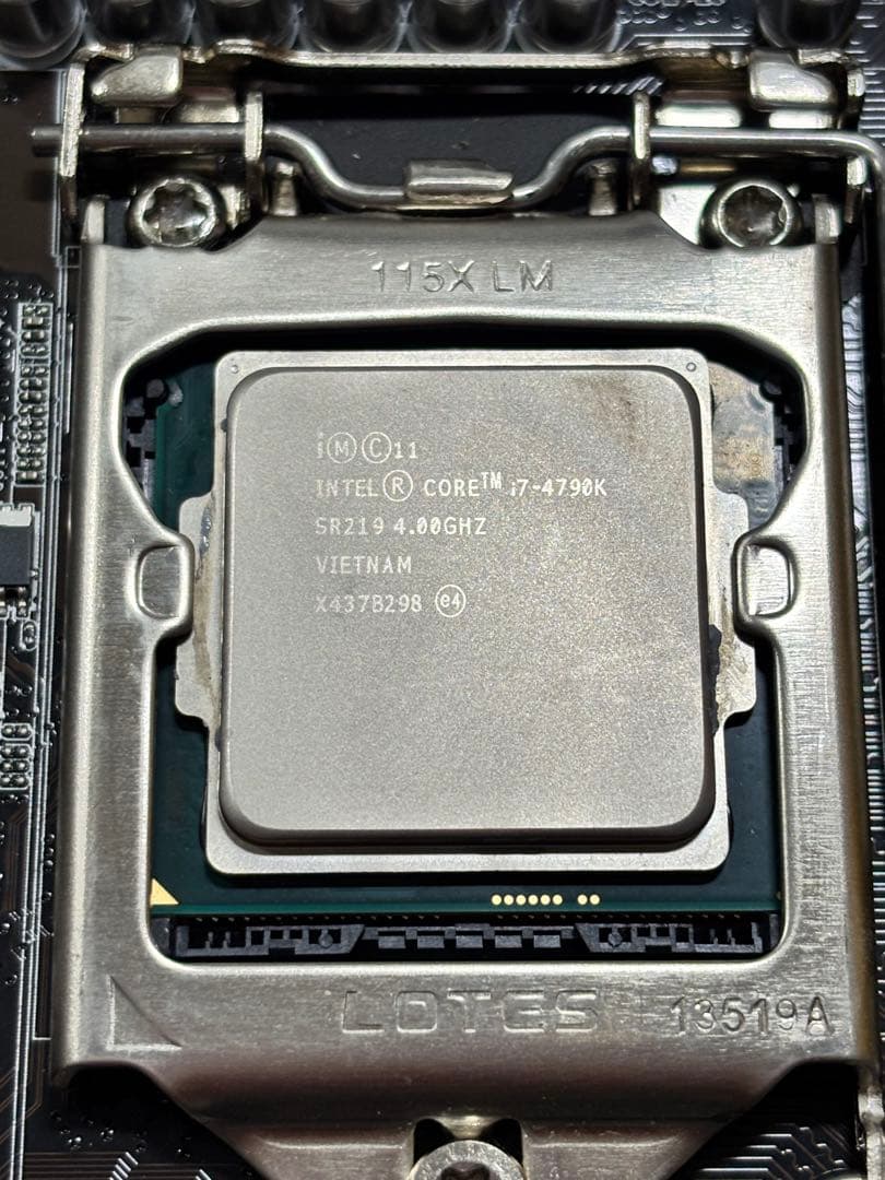 i7 4790K、ASUS H97I-PLUS、DDR3 16GBセット