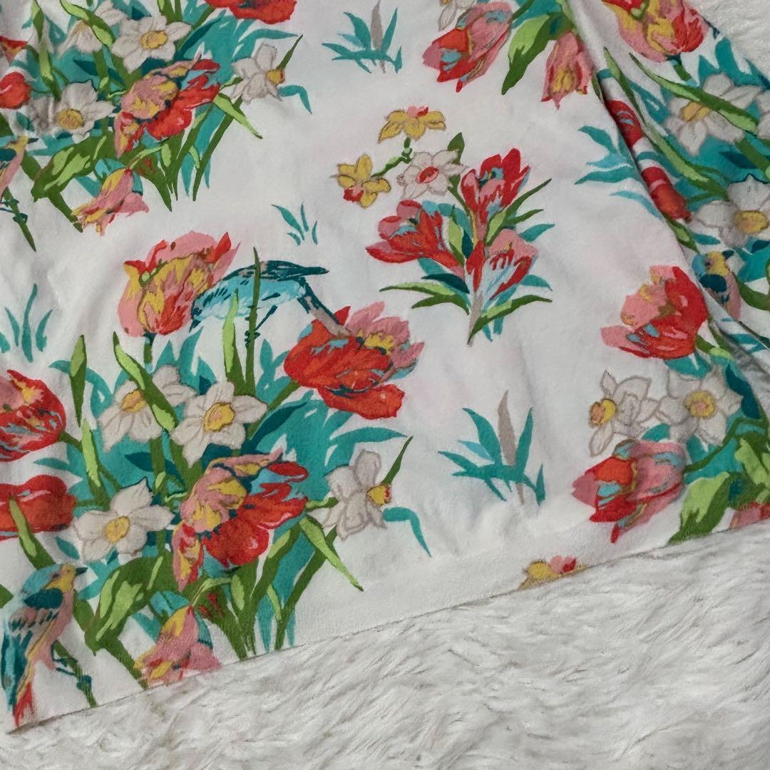 Blumarine ブルマリン 花柄カーディガン レース装飾 フラワープリント