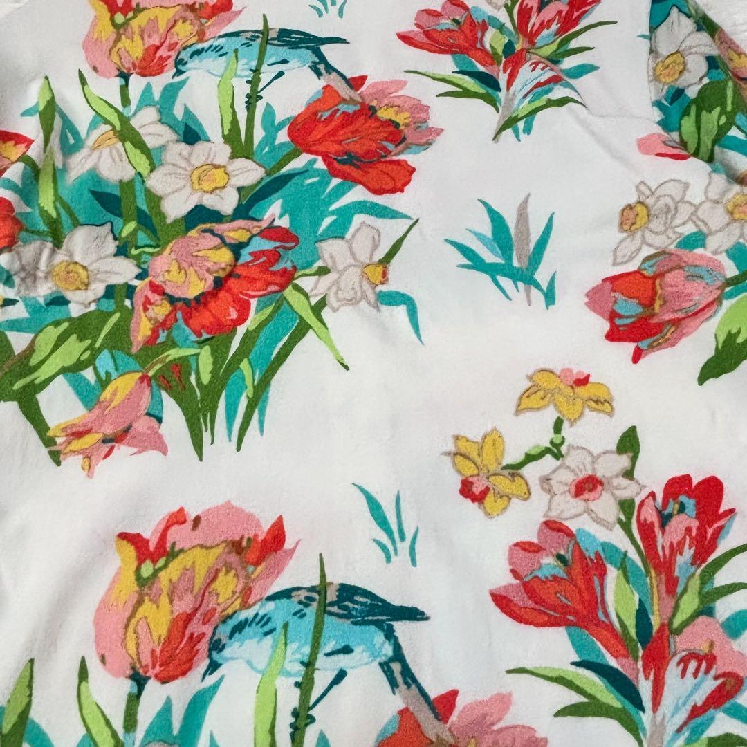 Blumarine ブルマリン 花柄カーディガン レース装飾 フラワープリント