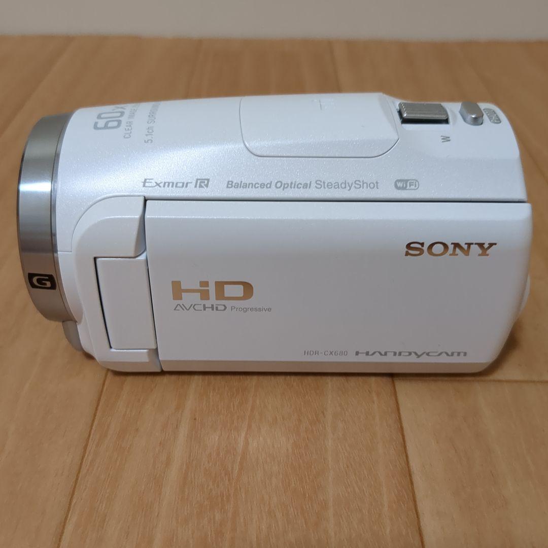 SONY HDR-CX680 ホワイト ビデオカメラ 本体