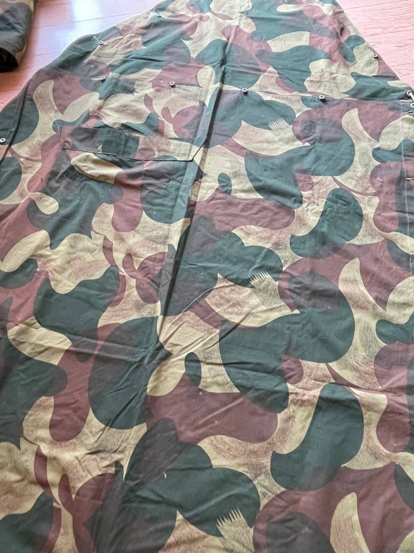 ベルギー軍幕　パップテント美品　ビンテージ　2枚セット　1956