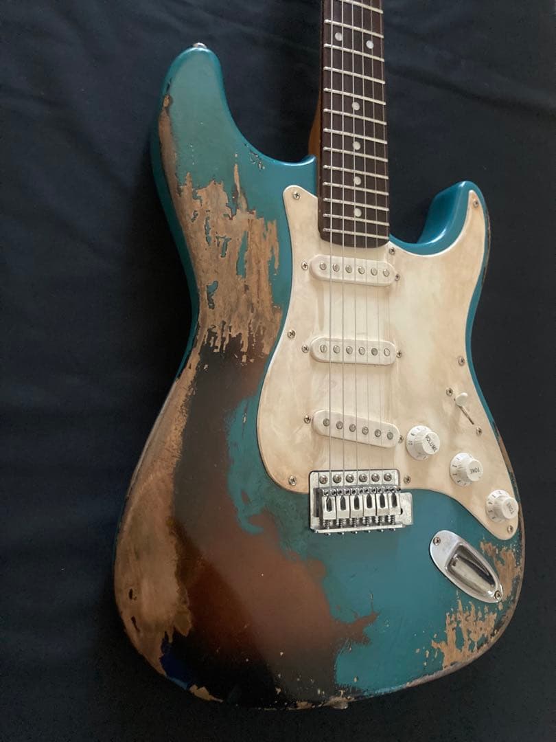 ギター #17 STtype lacquer multi layer relic