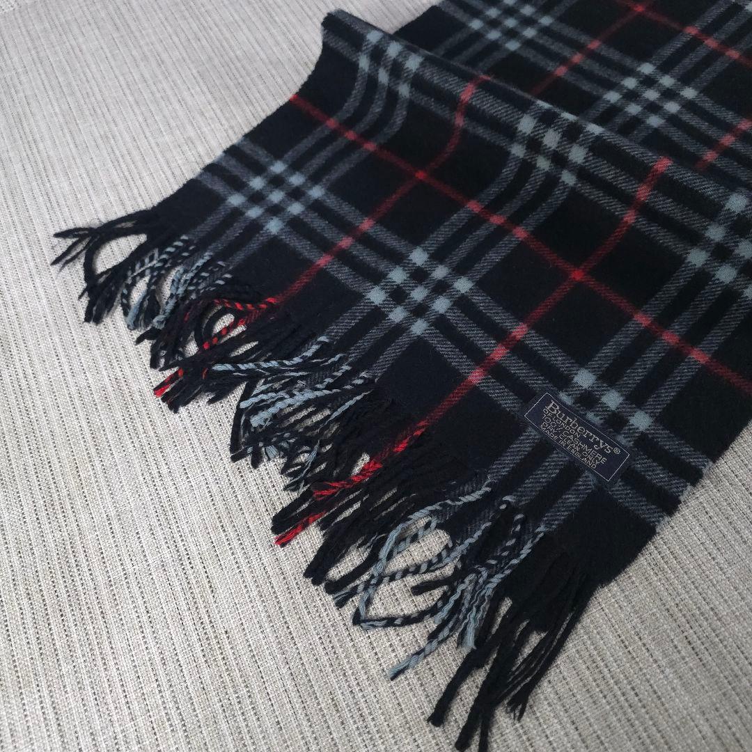 極美品　Burberry's　バーバリー　ノバチェック　カシミヤ　マフラー