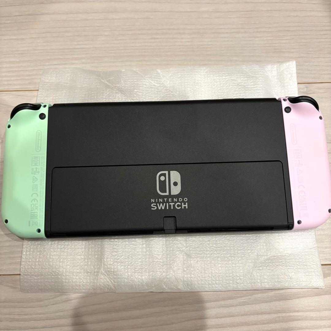 【ケース・画面フィルム・ボタンカバー付】 Switch 有機EL 本体