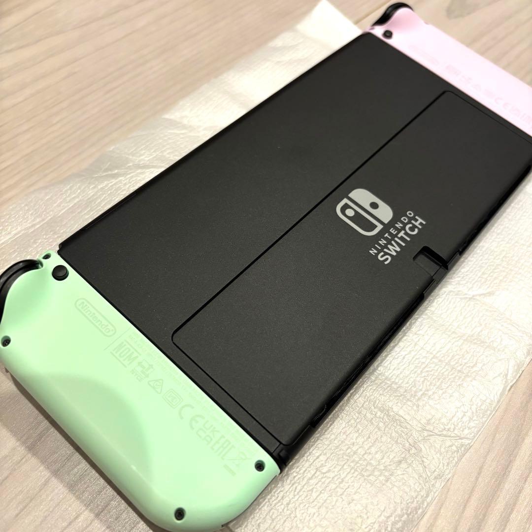 【ケース・画面フィルム・ボタンカバー付】 Switch 有機EL 本体