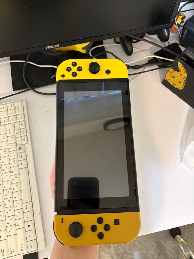 Switch 本体　ポケモンHORI microSDXCカード128GBつき