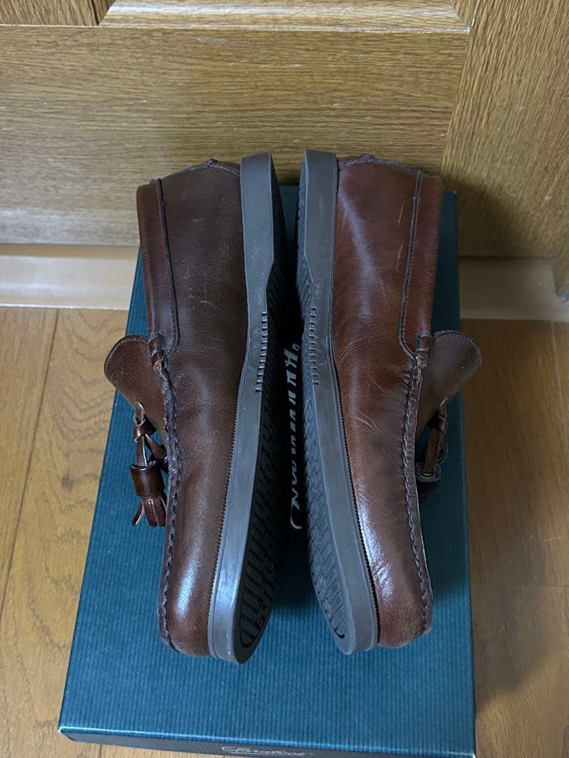 Paraboot Recif/Marine ブラウン モカシン 8.5