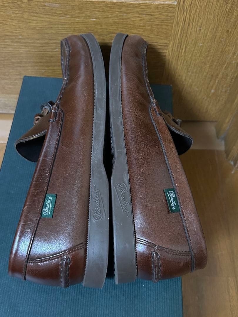 Paraboot Recif/Marine ブラウン モカシン 8.5