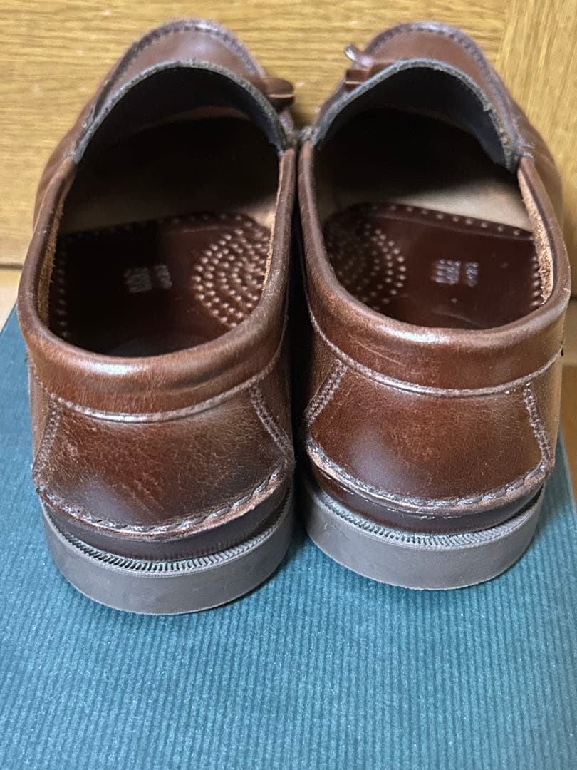 Paraboot Recif/Marine ブラウン モカシン 8.5