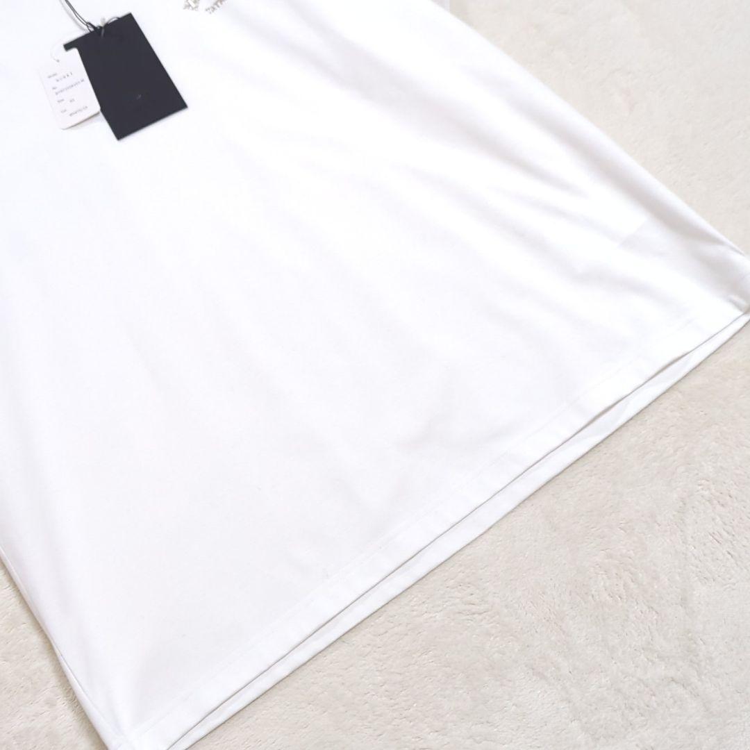 タグ付き TATRAS 2025 NUNKI ヌンキ 半袖 Tシャツ ホワイト