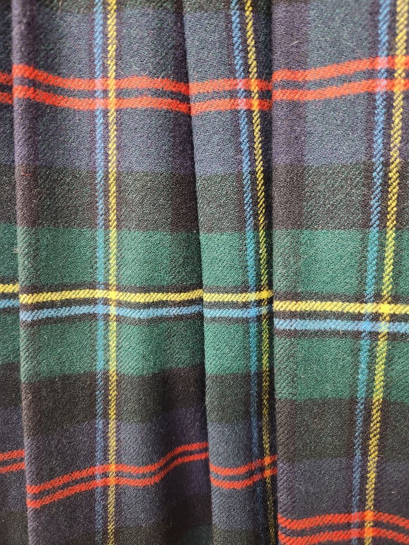 1111824　RALPH LAUREN　タータンチェック　プリーツロング