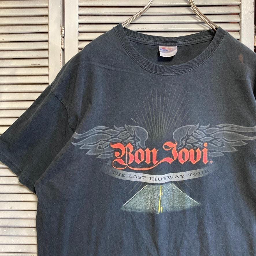 BDCT バンド Tシャツ ビンテージ 古着 黒 ボンジョビ BON JOVI