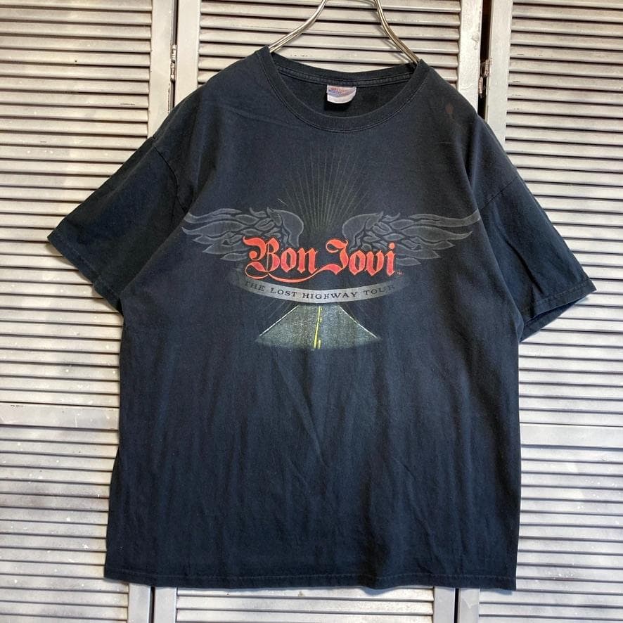 BDCT バンド Tシャツ ビンテージ 古着 黒 ボンジョビ BON JOVI