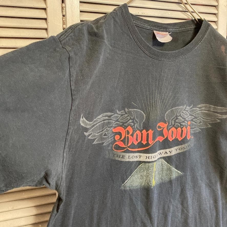 BDCT バンド Tシャツ ビンテージ 古着 黒 ボンジョビ BON JOVI