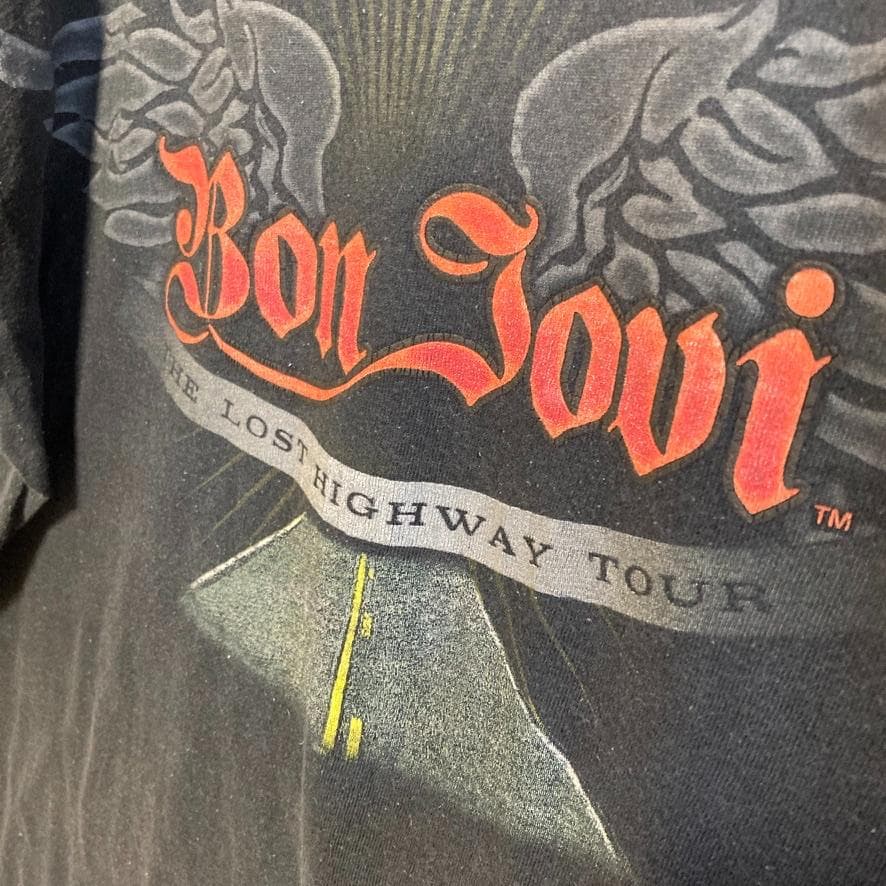BDCT バンド Tシャツ ビンテージ 古着 黒 ボンジョビ BON JOVI