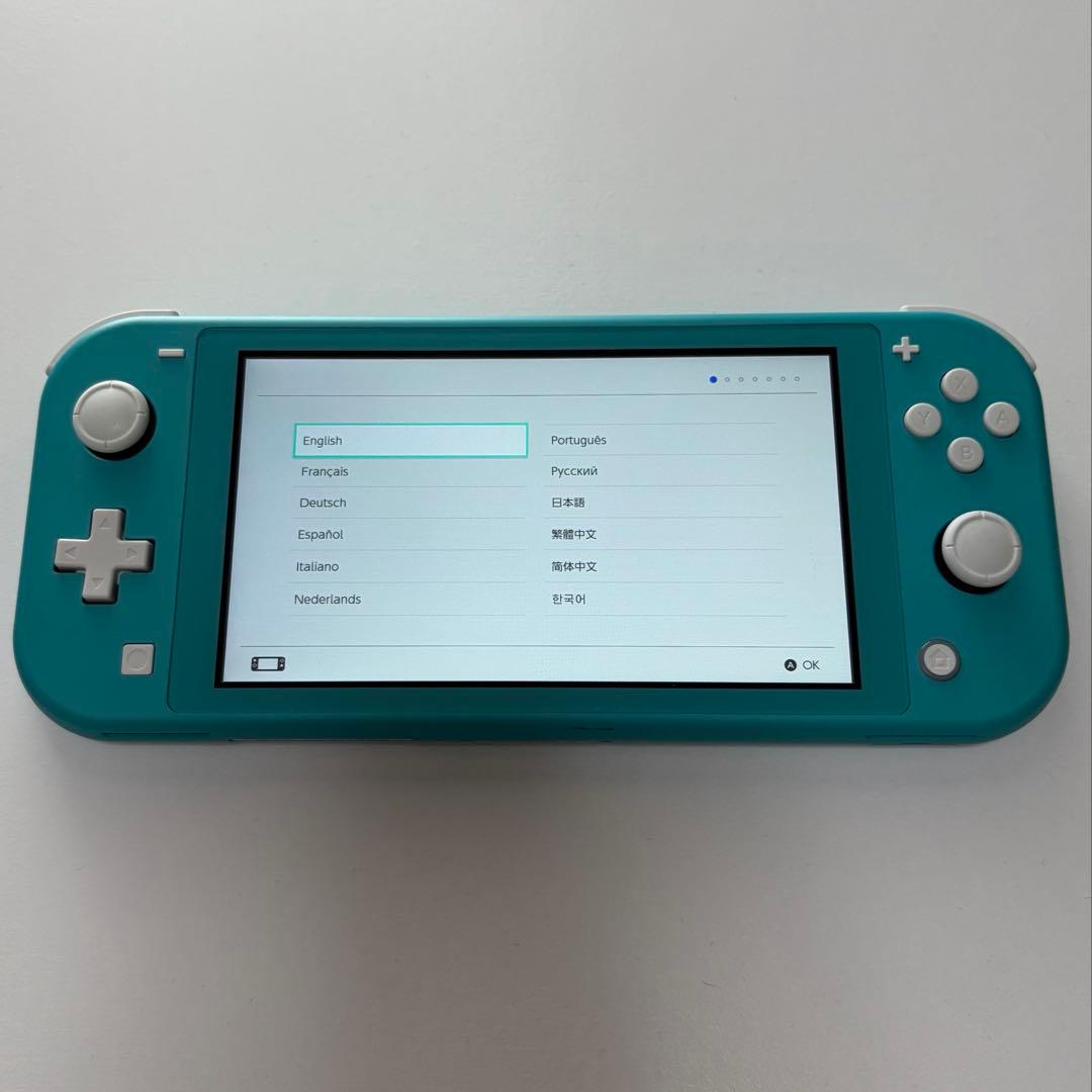 Nintendo Switch Lite ターコイズ ケース付き 美品