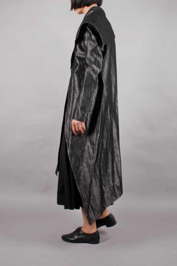 新品未使用 Yohji Yamamoto FEMME アシンメトリー コート 2