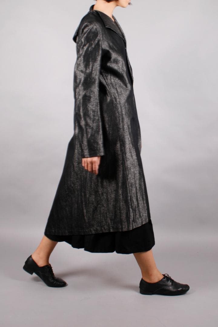 新品未使用 Yohji Yamamoto FEMME アシンメトリー コート 2