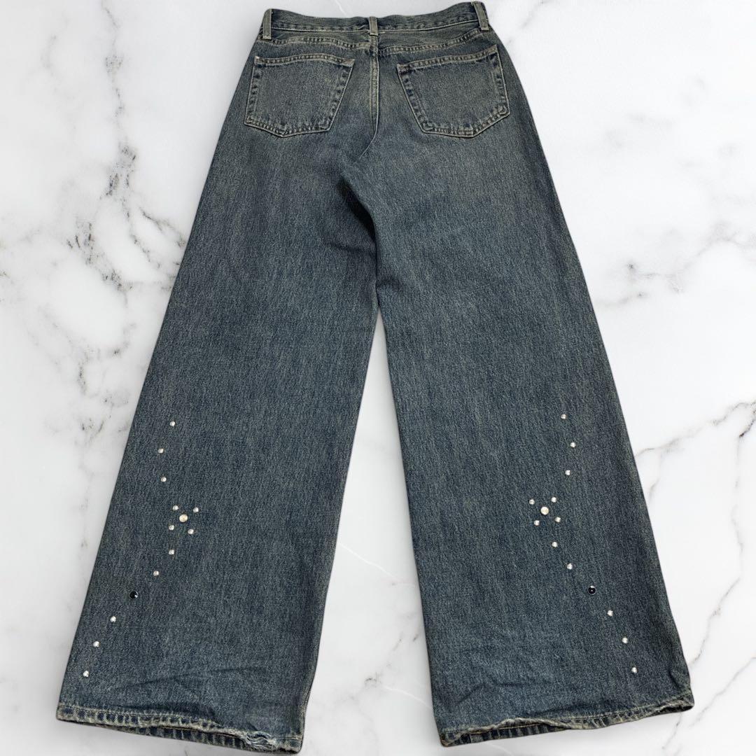 archive Y2K 平成 00s ワイド デニムパンツ moussy