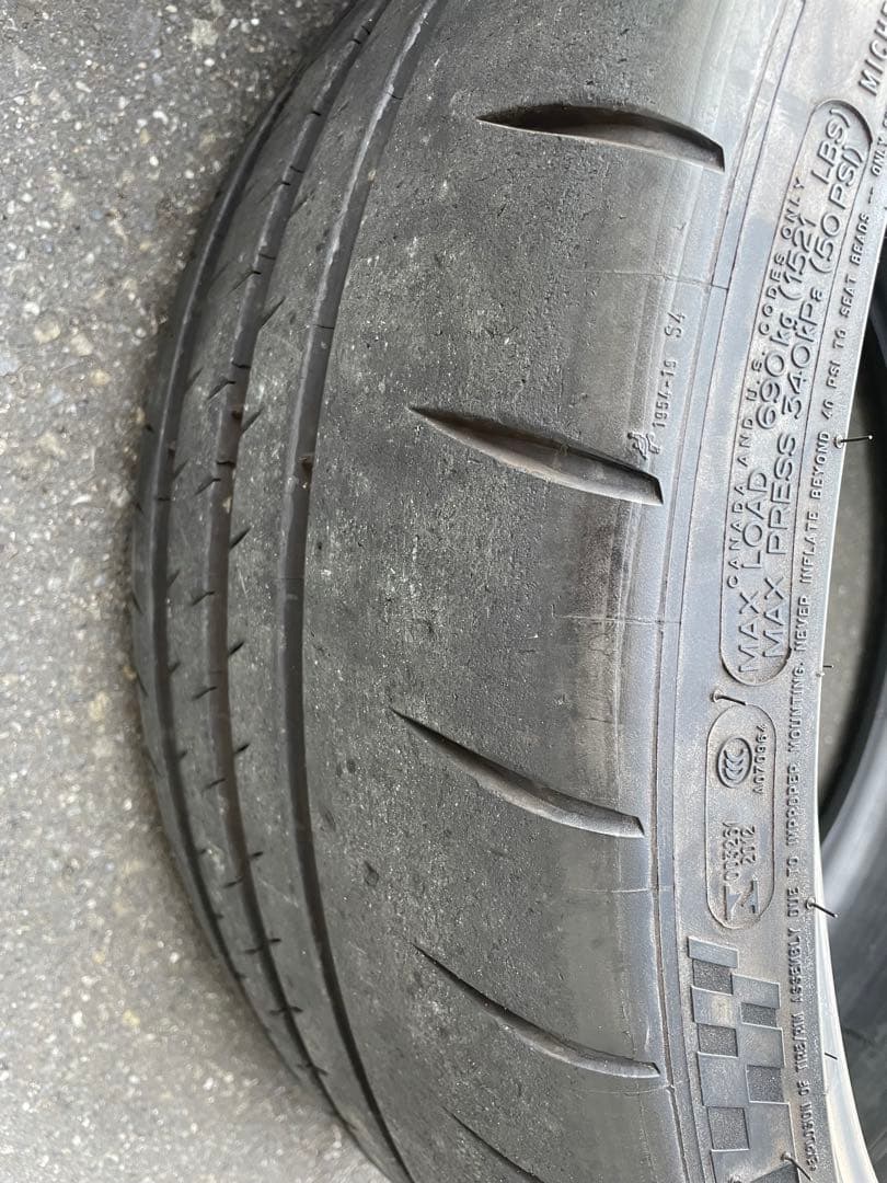 ※ハート雲ミシュランパイロットスポーツカップ2 18インチタイヤ4本セット