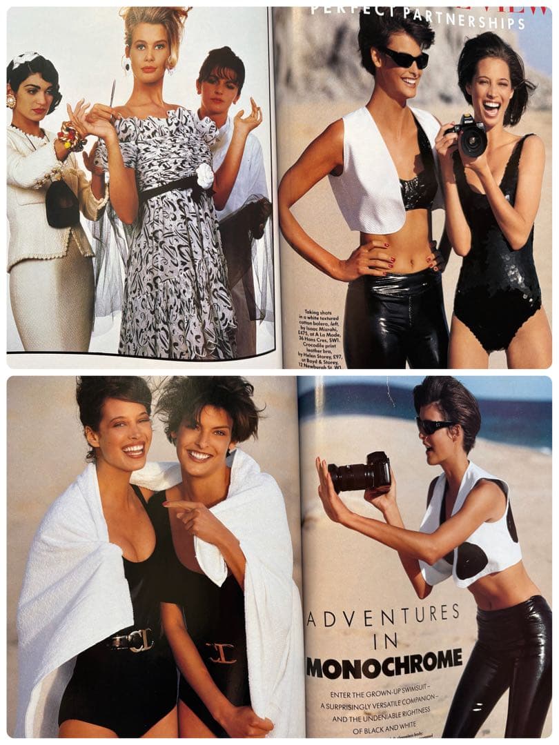 VOGUE UK 1990年5月　プレミア完売号　リンダ&クリスティ