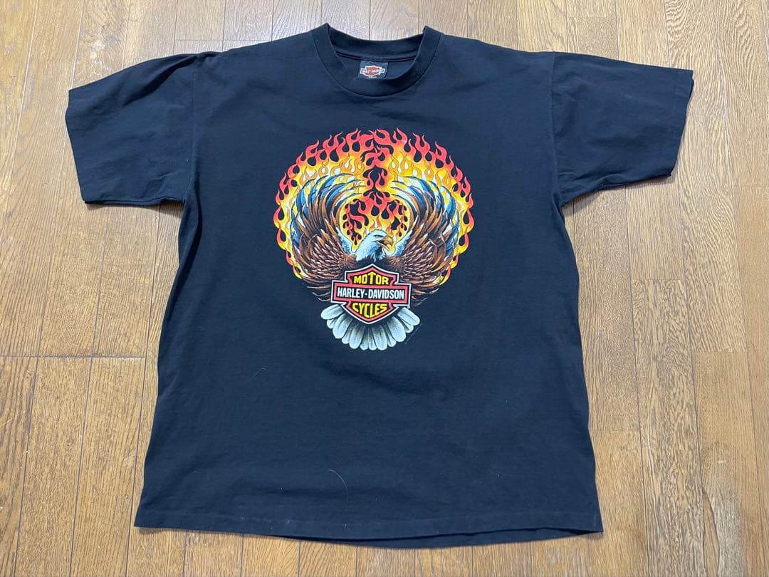 し*け様 Harley-Davidson 鷲と炎 90s Tシャツ