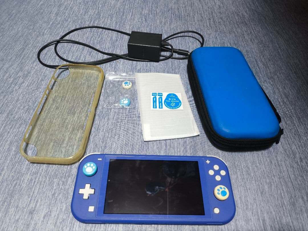 Nintendo Switch Lite 青 本体 充電器・ケース付き