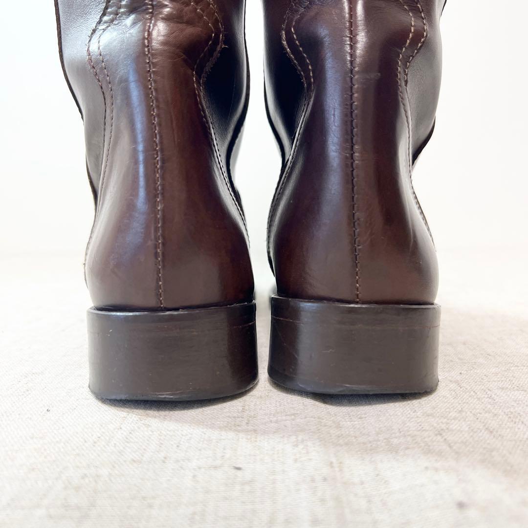 極美品★CORSO ROMA 9 コルソローマ ノーヴェ ロングブーツ 本革