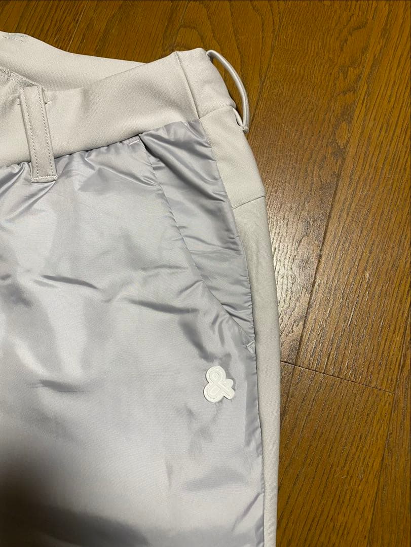 アンパスィ 中綿入り防寒パンツ ゴルフ ストレッチ 美シルエット
