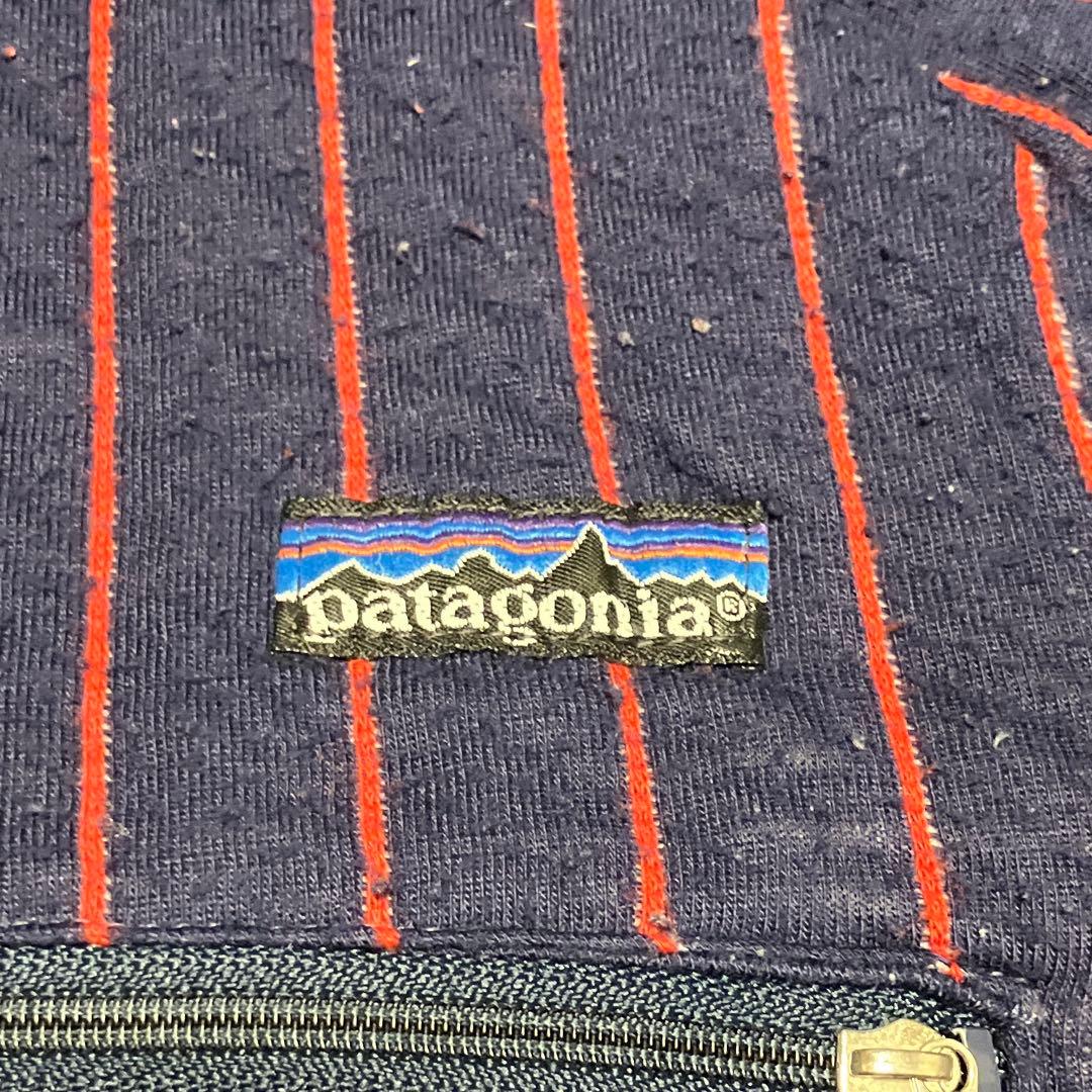 80s patagonia パタゴニア ポリプロピレン ストライプ プルオーバー