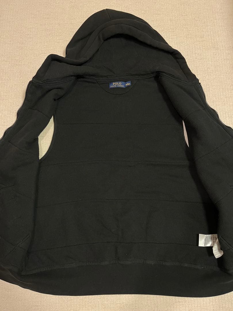 Polo Ralph Lauren ブラック フード付きベスト